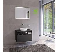KEUCO Meuble sous-lavabo STAGELINE 32863970000 – 1 tiroir, pour vasques à poser, 80×55×49 cm