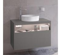 Keuco Stageline Meuble avec plan de toilette, 32864290100,