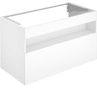 KEUCO STAGELINE Meuble sous-lavabo, 1 tiroir frontal, 1000x625x490mm, avec éclairage LED, 32872300100
