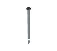 Keuco Keuco Plan Set suspension plafond, aluminium argenté anodisé, 600 mm Quantité:1