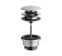 KEUCO Universal garniture de vidange 59902210000 pour Waschtische avec ouverture de trop-plein, push-open, G 2000 2000 /4, finition inox