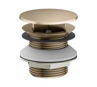 KEUCO Vanne à tige, ronde, 59904030000, Couleur: bronze brossé