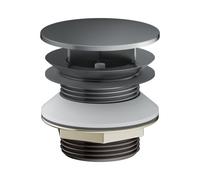 KEUCO Vanne à tige, ronde, 59904130000, Couleur: Chrome noir brossé