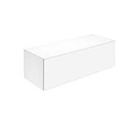 Keuco X-Line buffet 33128140000 120x40x49cm, décor truffé soyeux mat, verre truffé clair