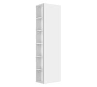 KEUCO Colonne X-Line 33131290002 - 1 porte droite 48×175×30 cm laque inox satiné/verre inox satiné