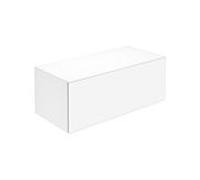 Keuco X-Line buffet 33127290000 100x40x49cm, décor inox satiné mat, verre inox satiné