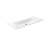KEUCO X-LINE lavabo à encastrer en céramique, 1007x17x494mm, sans trou pour robinet, blanc, 33170311000