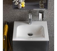 Keuco X-Line Céramique lavabo 33130314601 46,5x1,7x38,3cm, pour blanc 1 trou, sans trop-plein, blanc