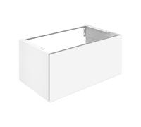 KEUCO X-LINE Meuble sous-lavabo, 1 tiroir frontal, 800x400x490mm, 33161180000, Corps/Avant: Cachemire Dekor matt / Cachemire Glas