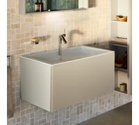 KEUCO X-Line 33161180000 – décor cachemire mat, verre cachemire clair, 80×40×49 cm
