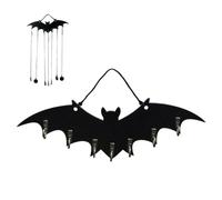Key Holder - Gothic Decor Wooden Bat-Shaped Coat Organizer Hanger | Halloween Key Holder Hook for Home, Dormitory, Apartment, Haunted House, Entrance, Living Room, Bedroom
