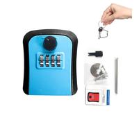 Key Lock Box for Outside - PP 9x7.5x3.3cm | Wall Mount Key Safe Storage Box, Password Lock Keys Hider Boxs, Outdoor Security Keys Storage Case, Anti Theft Keyss Keeper Boxs | Home Safety