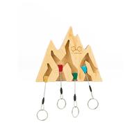 Yy Vertical Mountain Keychain Jaune