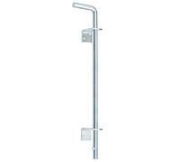 KeyMet Arrêt de Portail 800 mm Verrou de Portail Verrou de Sol Verrou Coulissant Loquet de Porte Fermeture de Portail
