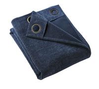 Rideau Thermique Occultant 140 x 180 cm Doublé Polaire Coloris Bleu nuit - KEYNE -