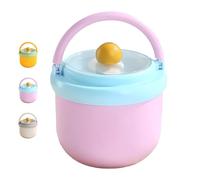 KeyoGoS Bocal à déjeuner portable de 500 ml avec poignée, bouteille isotherme en acier inoxydable 304 pour aliments chauds, récipient à soupe étanche avec cuillère intégrée pour voyage (rose)