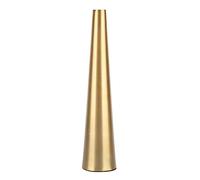 KEYREN Forme Conique en métal Bureau Vase Décoration Rose Porte-Fleurs Tasse Salon Salon Artisanat Moderne Style Minimaliste Léger Mat Or Lustre Métallique