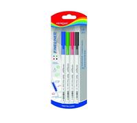 KEYROAD Lot de feutres fins/pointe de 0,4 mm/Idéal pour dessiner, esquisser et écrire/Lumière et ne sèche pas/Encre inodore / 4 pièces dans un paquet/mélange de couleurs