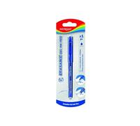 KEYROAD Stylo à bille gel 0,7 mm / 1 pièce/bleu effaçable/trou de suspension/pour maternelle, maternelle et école