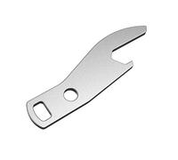 KeySmart Lot de 3 porte-clés plats pour fixation de clés - Ouverture et fermeture faciles - Anneaux ronds fendus en métal pour porte-clés - Anneaux fins et durables de grand, moyen et petit