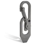 KeyUnity KU06 Outil Porte-clés Mousqueton en Titane, décapsuleur avec Tournevis pour Un Usage Quotidien