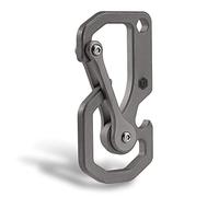 KeyUnity KU06 Outil Porte-clés Mousqueton en Titane, ouvre-Bouteille avec Tournevis pour Un Transport Quotidien