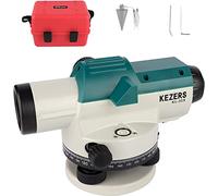 KEZERS KL-32X Kit de niveau optique automatique avec compensateur magnétique amorti, auto-nivelant et verrou de transport, mesure haute précision