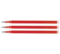 Kf11059 Lot de 3 stylos rétractables Q-Connect effaçables Rouge