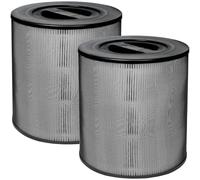 KF170 H13 Lot de 2 filtres HEPA de rechange efficaces pour purificateur d'air Kenmore PM1005, filtration en 3 étapes, H13 True HEPA avec filtre à charbon actif efficace