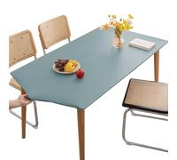 KFDZSW Nappe Nappe essuyable, imperméable élastique en PVC ajustée en vinyle protection rectangulaire, pour cuisine intérieur extérieur pique-nique camping (bleu, 80 x 130 cm)