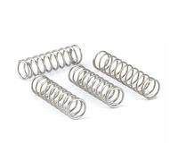 KFGISD 1,5 mm x 24 mm x 100 mm, diamètre de fil 1,5 mm, diamètre extérieur 24 mm, longueur libre 100 mm, acier inoxydable 304, 10 pièces,Ressorts