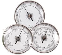 KFGISD, Ensemble baromètre, thermomètre et hygromètre 3 en 1, station météo portable de 2,8 pouces,Baromètre