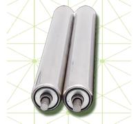 KFGISD, Lot de 2 rouleaux de convoyeur commerciaux, rouleaux d'alimentation coulissants for le travail du bois, for entrepôts d'usine, L 700 mm,Rouleaux de convoyage(Dia 38mm(1.5"),L 800 mm(31.5"))