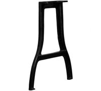 KFGWERSTY Lot de 2 pieds de table à manger 60 x 72 cm - Structure en forme | Fonte massive, polie, peinte et laquée, construction de cadre en A, 2 pièces incluses, pour les charges lourdes