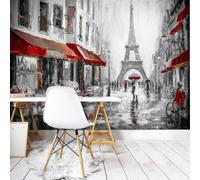 kfjhgbdshhj Décoration murale intissée Paris - Tour Eiffel, France, décoration murale moderne, 150 cm x 105 cm Affiche - Giclee - Tableau sans cadre