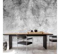 kfjhgbdshhj Feuilles non tissées - Pour salon et chambre - Effet 3D non tissé - Gris béton, 300 cm x 210 cm Affiche - Giclee - Tableau sans cadre