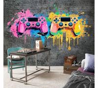 kfjhgbdshhj Tapis non tissé pour console de jeux dans une chambre d'enfant - Pour filles et garçons - Chambre d'ado - Salle de jeux pour gamers, 250 cm x 175 cm Affiche - Giclee - Tableau sans cadre