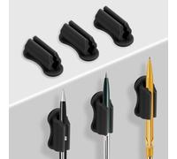 KFSENSOR Porte-stylo autocollant en silicone, porte-stylo mural en silicone pour bloc-notes, durable et polyvalent, pour bureau, tableau blanc