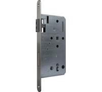 KFV Serrure à loquet magnétique BB 72mm - Serrure de porte, serrure à encastrer magnétique DM 55 têtière ronde, inox