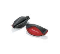 KG Manique poignées de casseroles 11.5cm/4.5" Rouge/Noir FLXaPrene 2pc Set