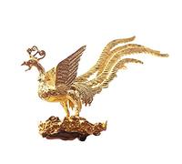 KGADRX Statue Sculpture Décoration De Bureau Chanceux Longue Queue Phoenix Oiseau Brûleur D'encens Figurine Ornement Décoration De La Maison Bonne Chance Animaux Mythiques Statue