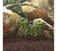 KGCRYUWED Granulés de lave - 10 kg - Rouge - 5-8 mm - Pierre volcanique | Filtre biologique, décoration de sol pour eau douce et eau salée