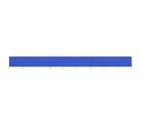 KGFHERENB Brise-vent en 9 pièces - 1200 x 80 cm - Bleu azur - Brise-vue pliable en tissu non tissé avec 10 piquets en bois de 110 cm - Pour jardin, camping, plage et terrasse