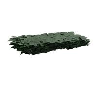 KGFHERENB Brise-vue pour balcon - Feuilles vert foncé - 300 x 100 cm - Brise-vue artificiel en polyéthylène et tissu - Haie artificielle de lierre résistant aux intempéries pour jardin et terrasse