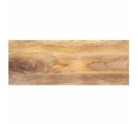 KGFHERENB Plateau de table rectangulaire en bois massif de mangue, 80 x 30 | Planche rustique en bois véritable de manguier naturel pour votre salle à manger ou table de bureau à domicile.