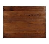 KGFHERENB Plateau de table rectangulaire en bois massif vieilli 80 x 70 x | Plateau en bois rustique pour table à manger dans la salle à manger ou la restauration. Peut être combiné de manière