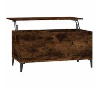 KGFHERENB Table basse réglable en hauteur - 90 x 44,5 x 45 cm - En bois | Table de salon fonctionnelle avec fonction Lift Top et compartiment caché pour une structure ordonnée au quotidien.