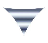 KGFHERENB Voile d'ombrage triangulaire 5 x 5 x 6 m - Protection contre le vent - Rayures bleues et blanches - En tissu Oxford - Protection solaire - Pour jardin, terrasse,