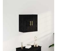 KGHFDVB Armoire murale 60 x 31 x 70 cm en bois | Poignées dorées, portes à charnières, beaucoup d'espace de rangement, pour salon et bureau