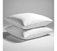 KGS Lot de 2 Oreillers Carrés 60x60cm Moelleux 100% Polyester Fibre Creuse Coussin Promo Linge